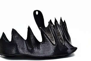 petg 3d parts large black PETG teeth